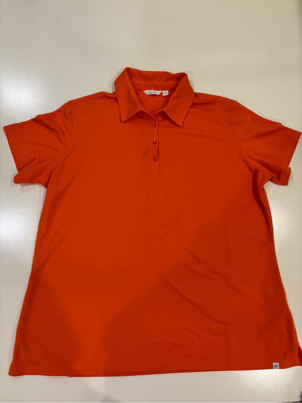 Lady Hagen Ladies Orange Polo Top Golf Pickleball‎ Sz XXL Athletic
